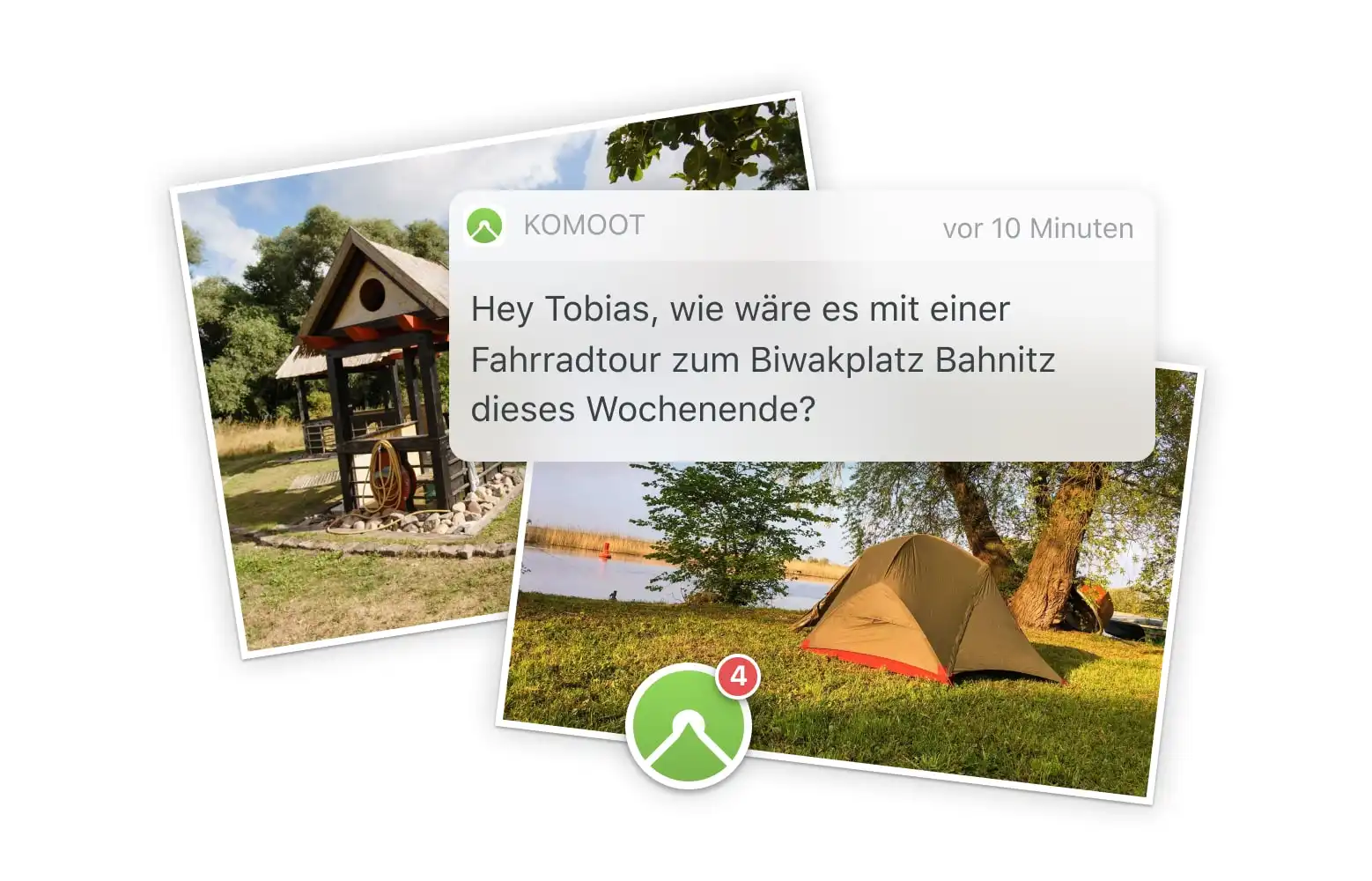 push notification with recommendations